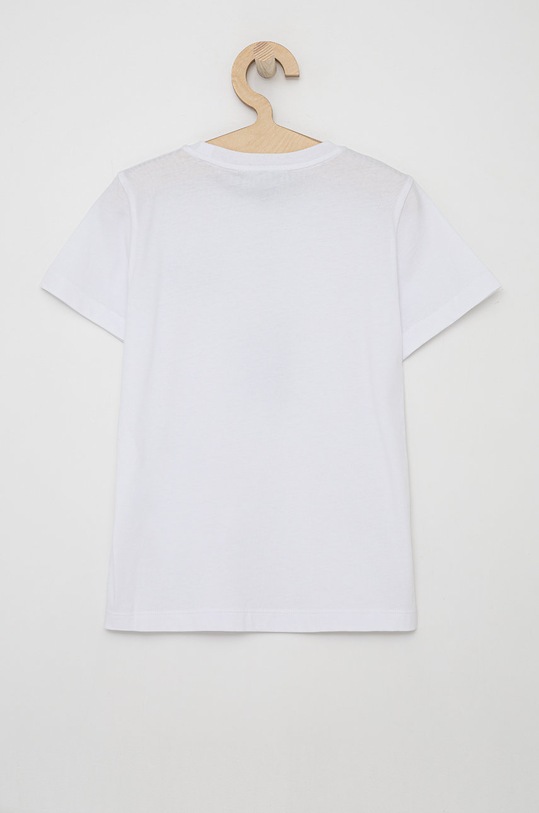 EA7 Emporio Armani T-shirt bawełniany dziecięcy 6KBT51.BJ02Z 6KBT51.BJ02Z biały AW21