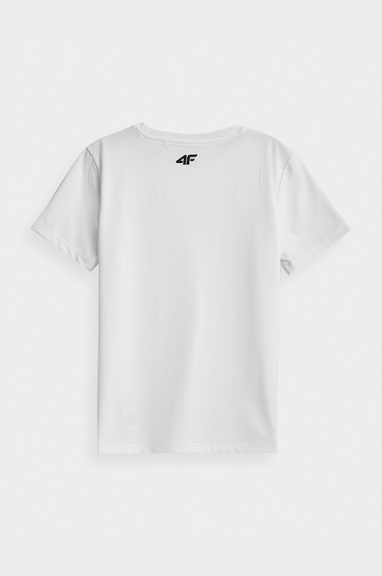 4F T-shirt dziecięcy HJZ21.JTSM009A biały AW21