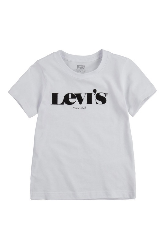 Dětské tričko Levi's kulatý bílá 8EC814.CO.B