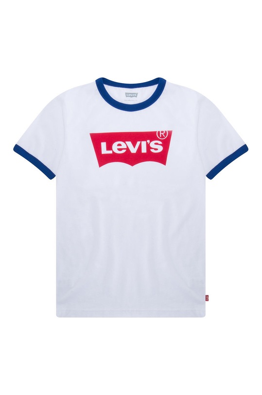 Dječja majica kratkih rukava Levi's print bijela 9EA073.CO.B