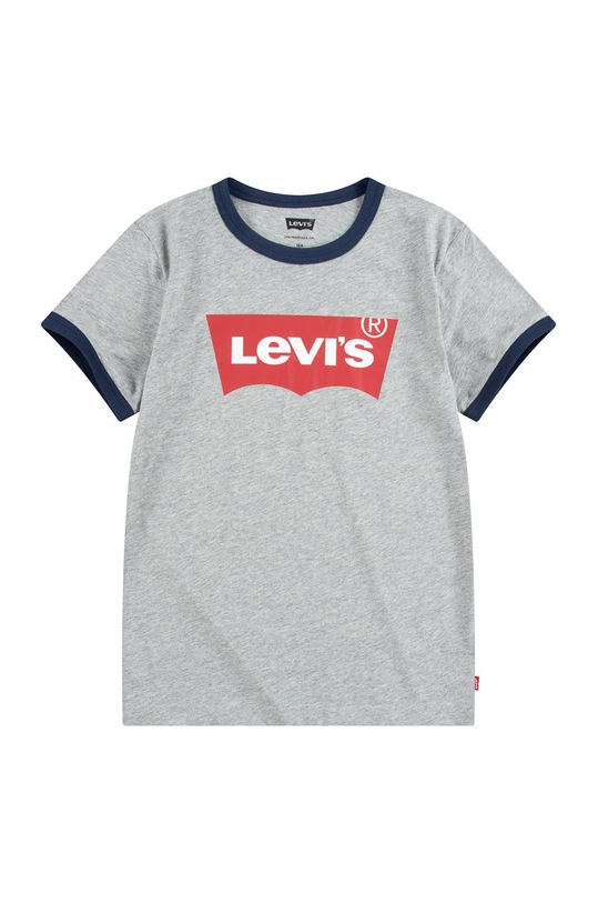 Dječja majica kratkih rukava Levi's print siva 9EA073.CO.B