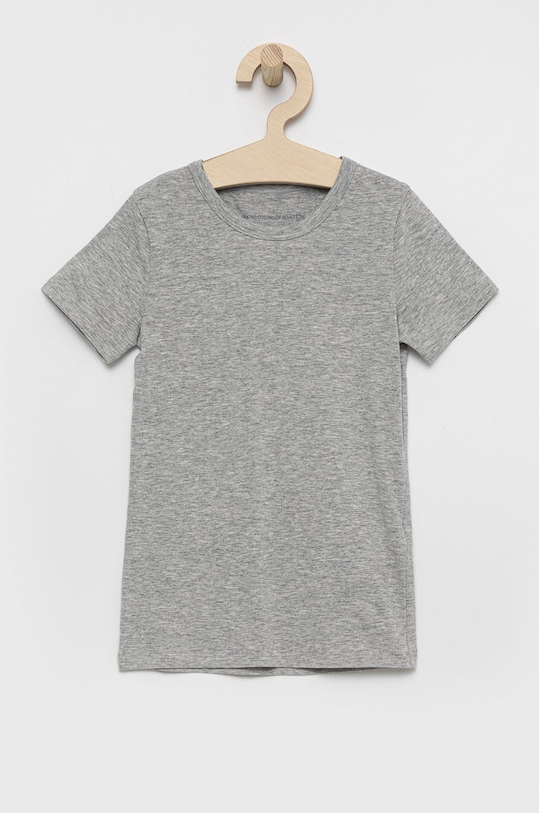 Дитяча футболка United Colors of Benetton 3MC10M018 сірий
