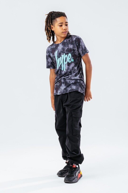 Hype T-shirt bawełniany ZWF.003 szary AW21