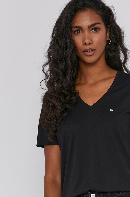 Îmbrăcăminte Calvin Klein Tricou din bumbac K20K203085.4890 negru