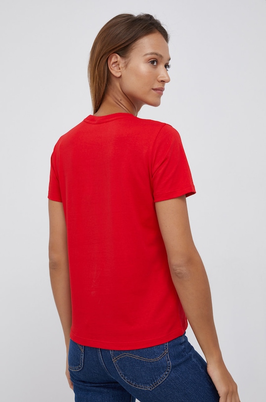 Odzież Calvin Klein t-shirt bawełniany K20K202142.4890 czerwony