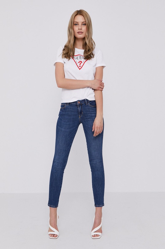 Guess T-shirt W1YI1B.I3Z11 W1YI1B.I3Z11 biały AW22