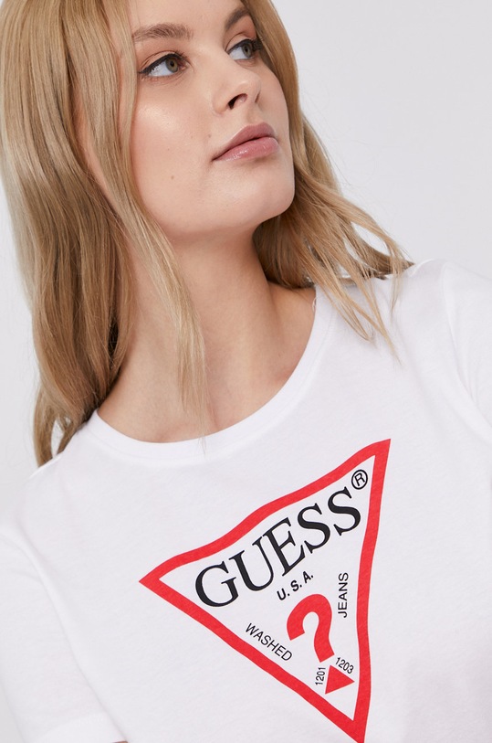Guess T-shirt W1YI1B.I3Z11 biały W1YI1B.I3Z11