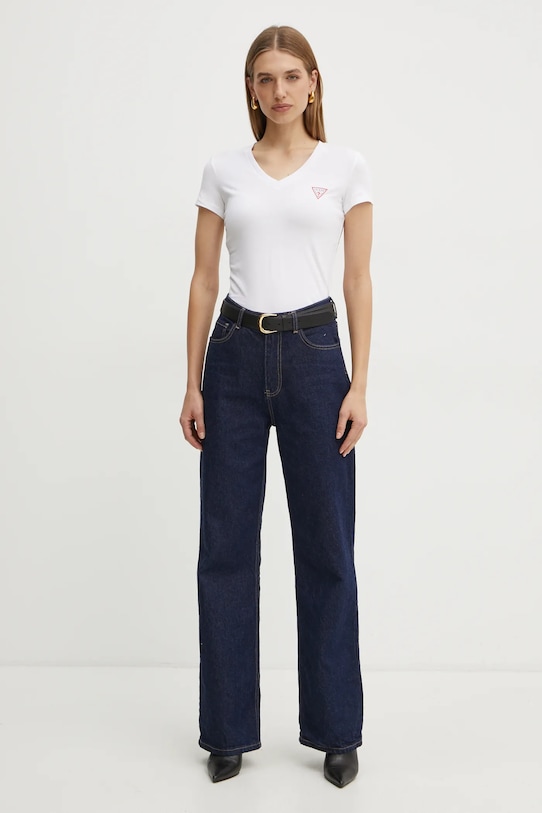 Guess T-shirt W1YI1A.J1311 W1YI1A.J1311 biały AA00