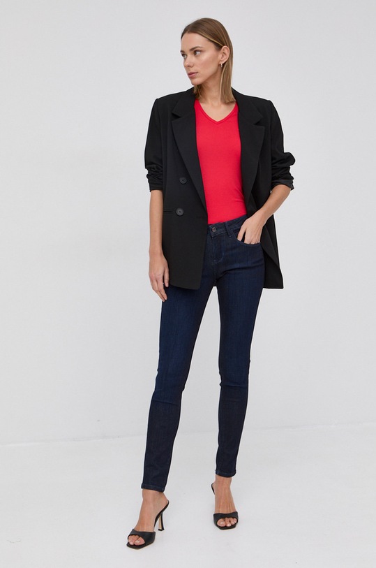 Guess T-shirt W1YI1A.J1311 W1YI1A.J1311 czerwony AA00