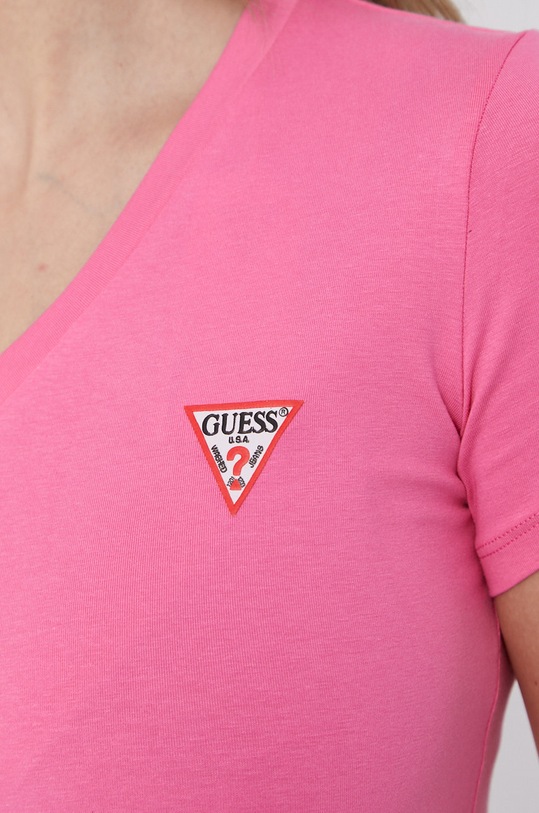 Guess T-shirt W1YI1A.J1311 W1YI1A.J1311 różowy