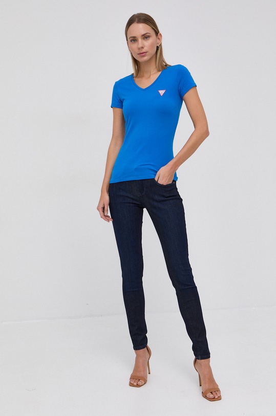 Guess Tricou W1YI1A.J1311 albastru AA00