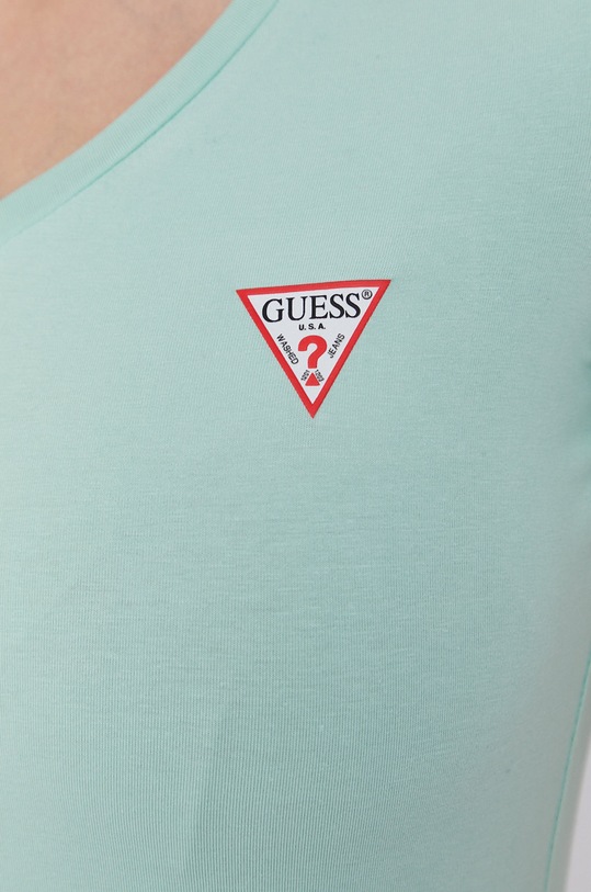 Guess T-shirt W1YI1A.J1311 W1YI1A.J1311 turkusowy