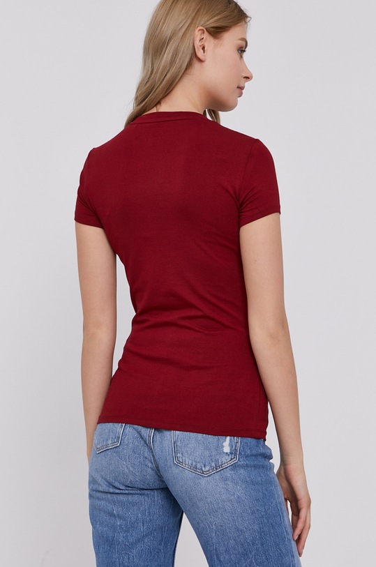 Odzież Guess T-shirt W1YI1A.J1311 W1YI1A.J1311 bordowy