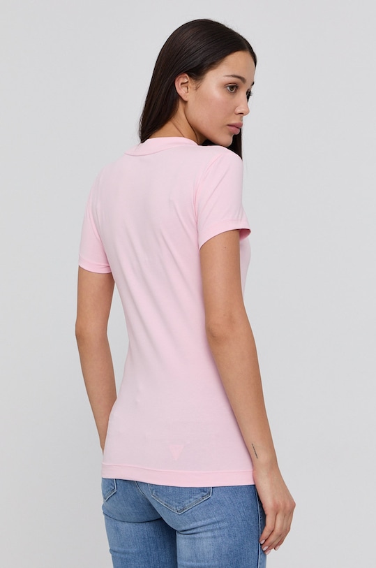 Odzież Guess T-shirt W1YI0Z.J1311 W1YI0Z.J1311 różowy