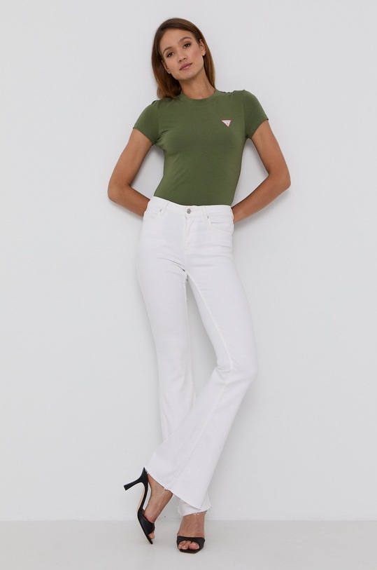 Tričko Guess W1YI0Z.J1311 zelená AA00