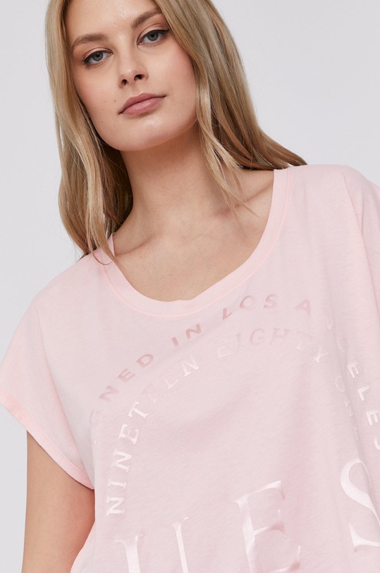 Guess T-shirt różowy W1YI10.R9SN2