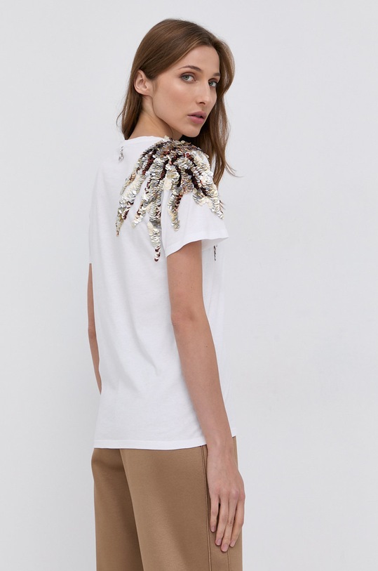 Patrizia Pepe T-shirt bawełniany biały 2M4180.A9R4