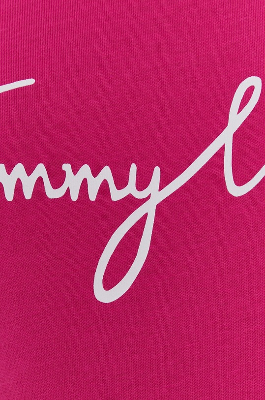 Tommy Hilfiger T-shirt bawełniany WW0WW28682.4890 różowy