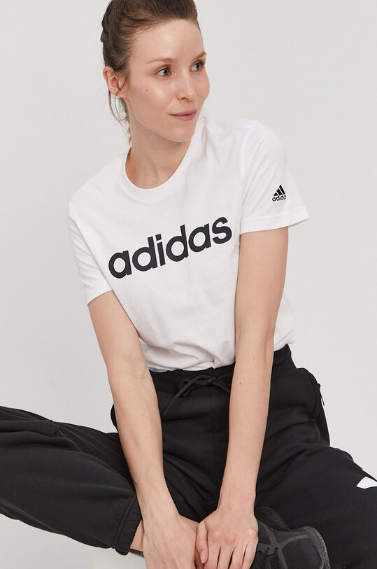 adidas T-shirt Essentials biały GL0768