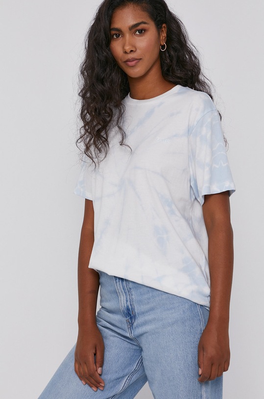 Levi's T-shirt bawełniany A0345.0002 wzorzyste niebieski A0345.0002