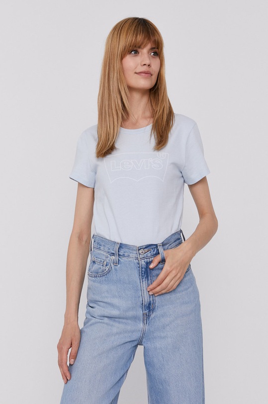 Levi's t-shirt pamut kék 17369.1625