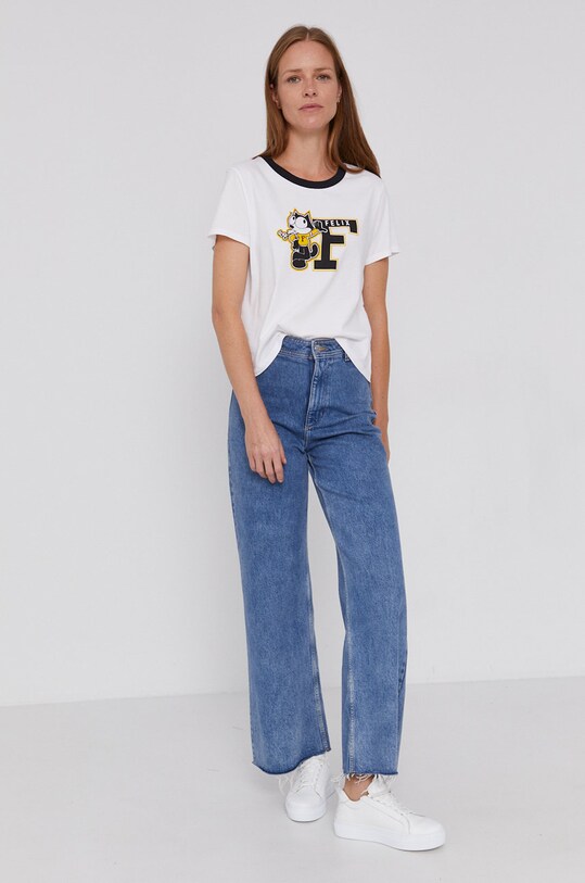 Levi's T-shirt in cotone x Felix The Cat A1233.0000 bianco AW21