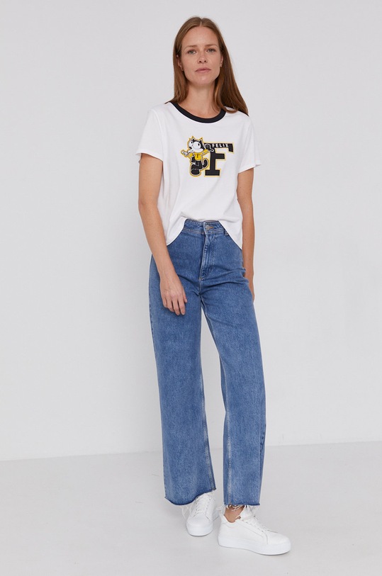 Levi's - Tricou din bumbac x Felix The Cat A1233.0000 alb AW21