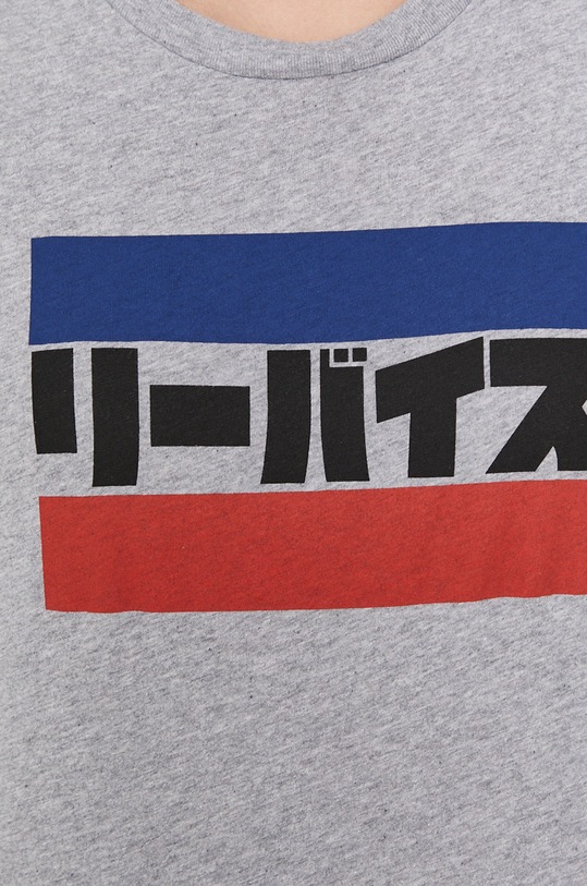 Levi's T-shirt bawełniany 17369.1776 szary