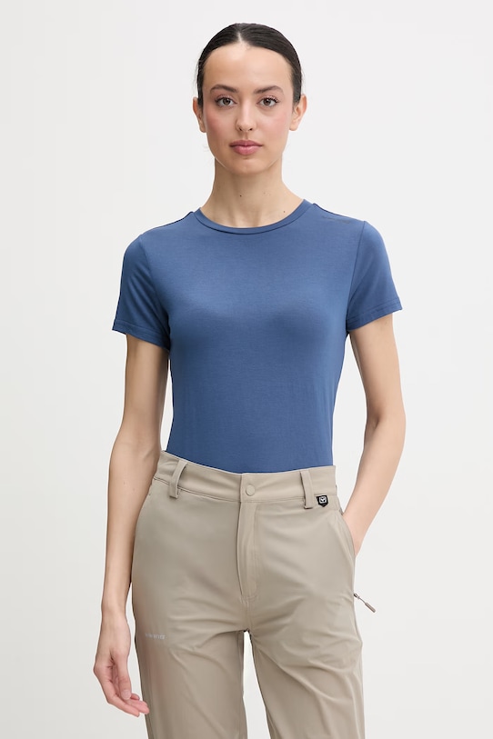 Viking Τ-shirt πεζοπορίας Γυναικείο Lenta Bamboo σκούρο μπλε 500.22.5540