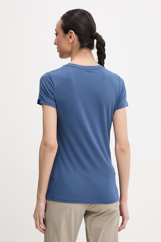 Ρούχα Viking Τ-shirt πεζοπορίας Γυναικείο Lenta Bamboo 500.22.5540 σκούρο μπλε