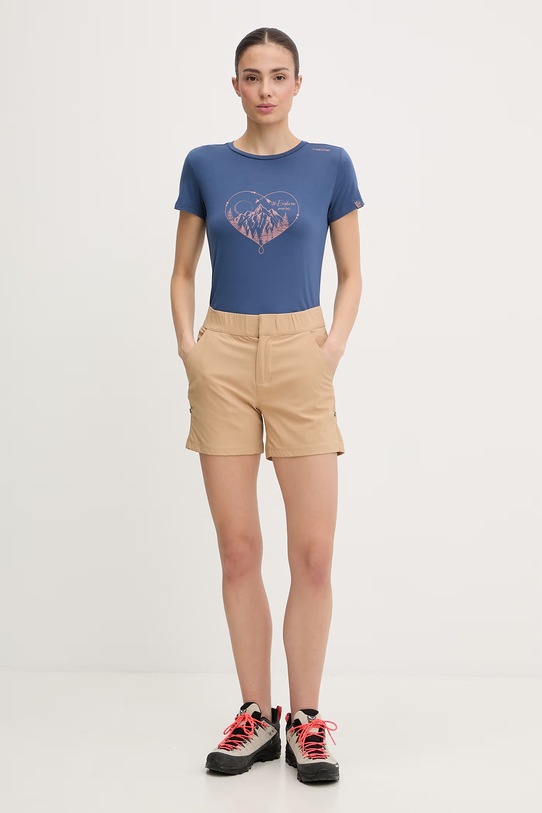 Viking trekingové tričko dámske Lenta Bamboo 500.22.5540 tmavomodrá SS26