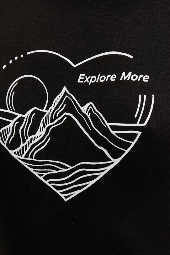 Viking trekingové tričko dámske Lenta Bamboo 500.22.5540 čierna