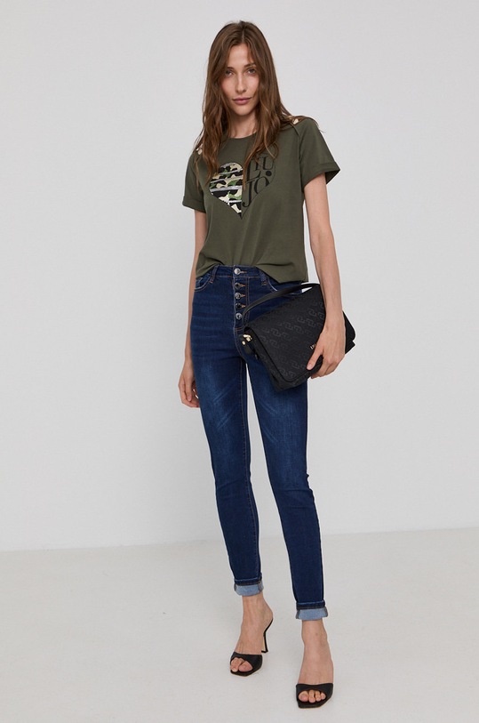 Tričko Liu Jo TF1009.J0088 zelená AW21