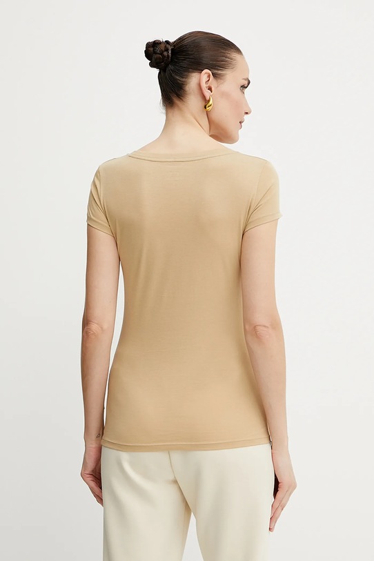 Odzież Armani Exchange t-shirt bawełniany 8NYT70.YJ16Z beżowy