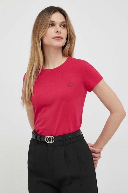 Tričko Armani Exchange ružová 8NYT74.Y8C7Z