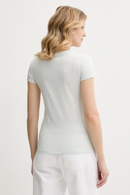 Odzież Armani Exchange t-shirt bawełniany 8NYT91.YJG3Z turkusowy