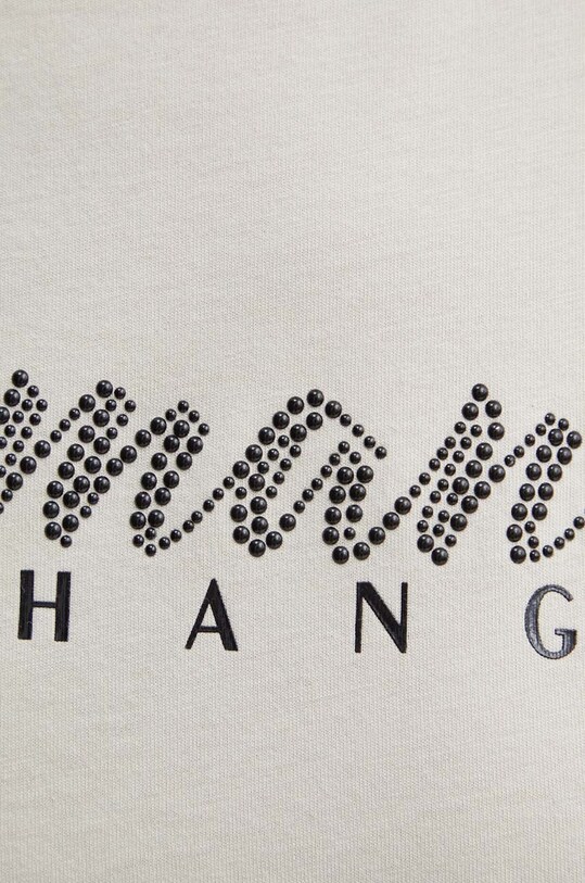 Хлопковая футболка Armani Exchange 8NYT91.YJG3Z бежевый