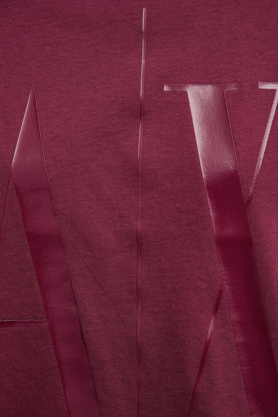Armani Exchange t-shirt bawełniany bordowy 8NYTCX.YJG3Z