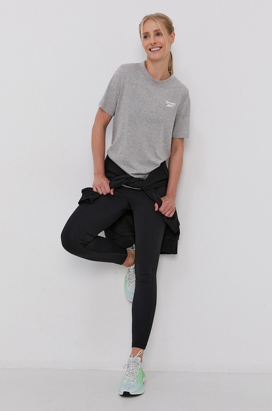 Футболка Reebok GS9375 GS9375 сірий AW21