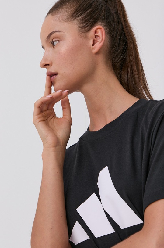 adidas Performance T-shirt H24100 pozostałe czarny H24100
