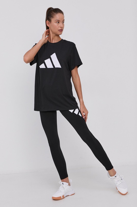 adidas Performance T-shirt H24100 H24100 czarny AW21