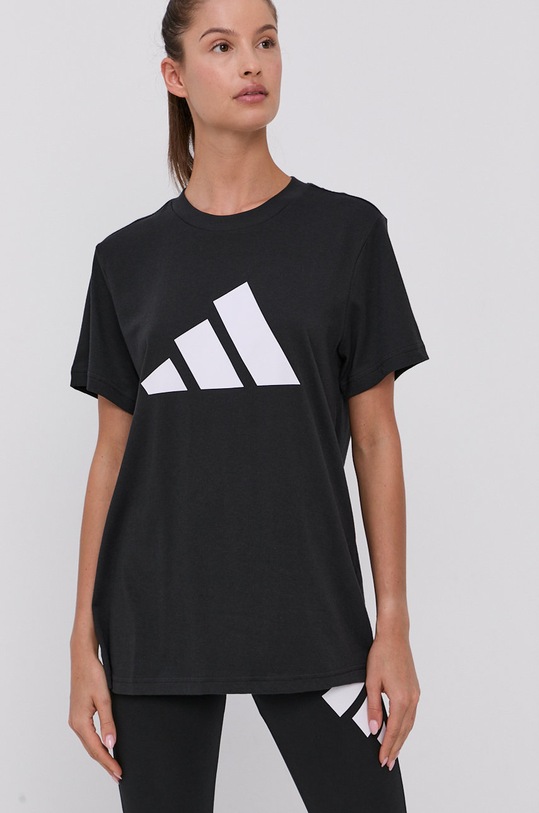 adidas Performance T-shirt H24100 czarny H24100