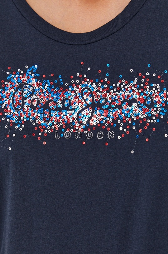 Tričko Pepe Jeans Bernice PL504981.594 tmavomodrá
