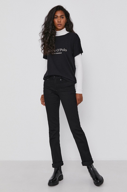 Tričko Marc O'Polo 107210051345 černá AW21