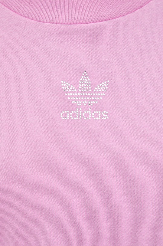 Bavlněné tričko adidas Originals HF9199 HF9199 růžová