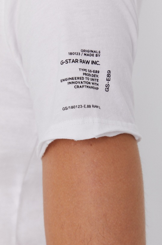 G-Star - T-shirt bawełniany D20483.C506 D20483.C506 biały