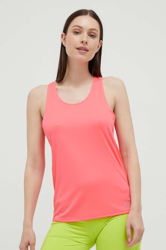 Odzież Under Armour top do biegania Fly By 1361394 różowy
