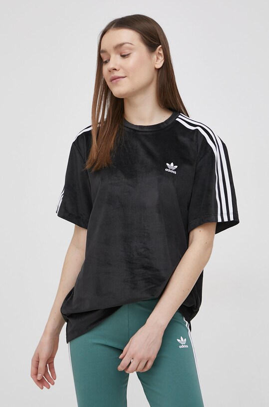 Adidas Originals Tricou H37841 imprimeu negru H37841