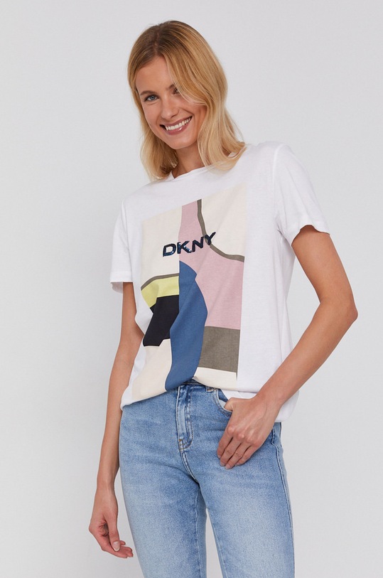 Dkny Tricou alb P0FF4CNA