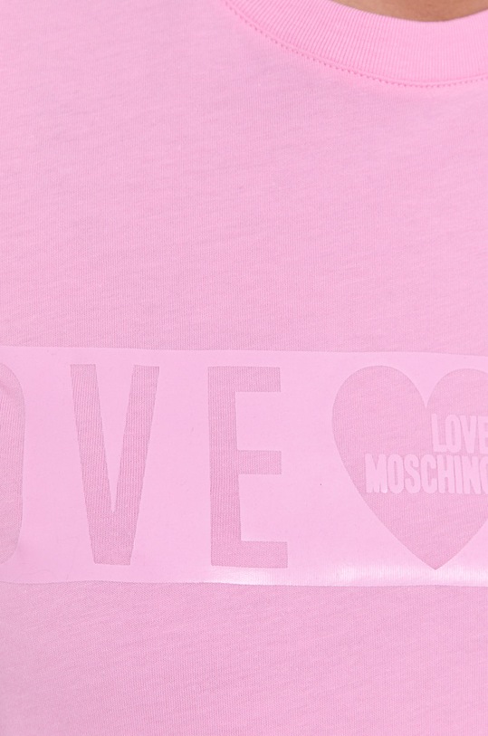 Love Moschino T-shirt W.4.H06.15.M.3517 różowy